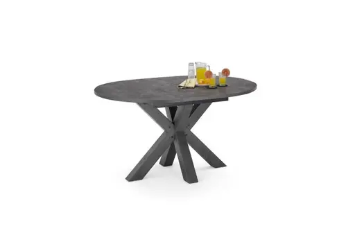 Ausziehtisch- LB ca. 110-150 cm, Keramik, Dunkel, Graphit, Anthrazit