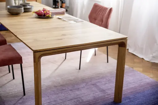 Esstisch 3400 - ausziehbar, LB ca. 220x100cm, Asteiche massiv