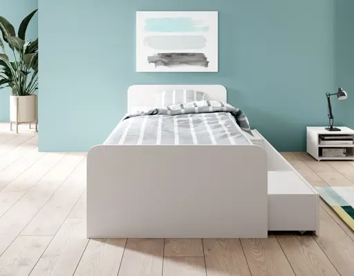 Kojenbett - Liegefläche ca. 90x200 cm, Weiß