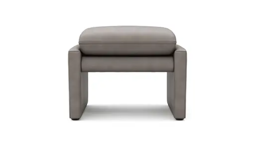 Hocker Tenero - inkl. Sitzhöhe verstellbar, Stoff, Grau