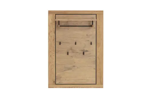 Garderobe - Wildeiche Nachbildung, Wildeiche massiv geölt