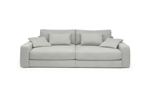 Big Sofa JOVIN - Stoff, Hellgrau