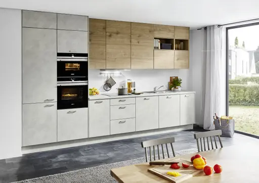 Küchenzeile 41.130 4 421, Saphirgrau