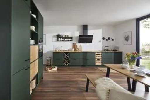 Tisch mit 2 Bänken zu Winkelküche 54.160 GL 7 521