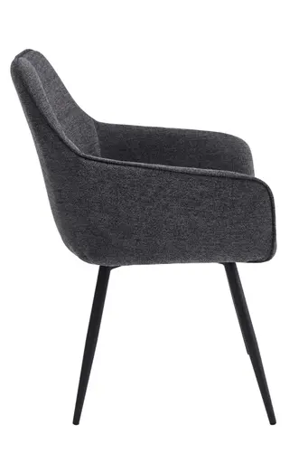 Armlehnstuhl - Stoff, Anthrazit