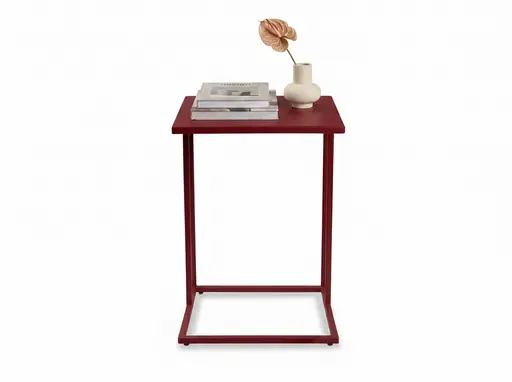 Beistelltisch - LB ca. 43x38 cm, Bordeauxrot