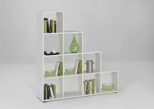 Regal- B ca. 138 cm, Weiß