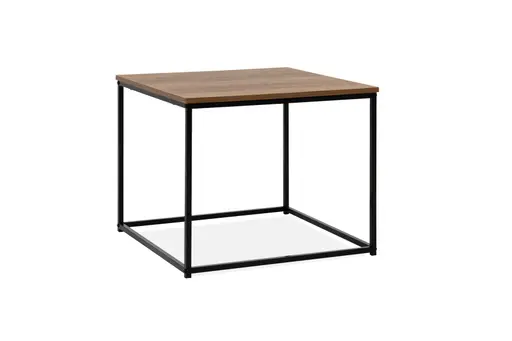 Couchtisch - LB ca. 60x60 cm, Artisan Eiche Nachbildung, Schwarz