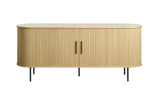 Sideboard - B ca. 180 cm, Eiche Furnier, Natur