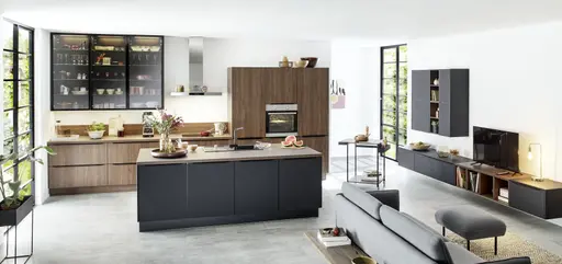 Inselküche 34.190 1 321, Schwarz