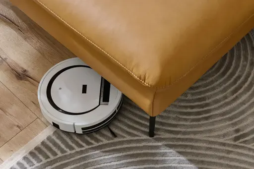 Ecksofa - Longchair links und 3-Sitzer, Armlehne verstellbar, Leder, Kurkuma