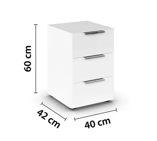 Nako RIPP- Weiß, Glas, Weiß
