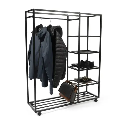 Garderobe MARISSA - Metall schwarz