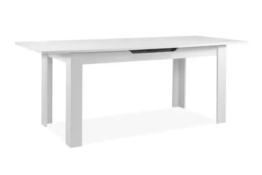 Esstisch - ausziehbar, LB ca. 160x80 cm, Weiß