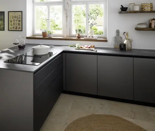 U-Küche 56.210 CO 2 525, kristallweiß matt