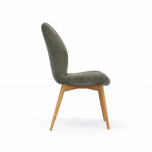 Stuhl Dalyan - Stoff, Grau