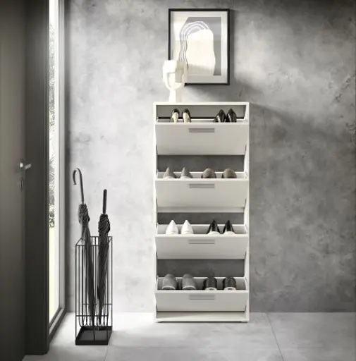 Schuhkipper - B ca. 59 cm, Weiß