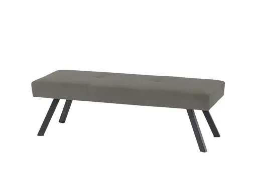 Polsterbank - Breite ca. 130 cm, Dunkelgrau