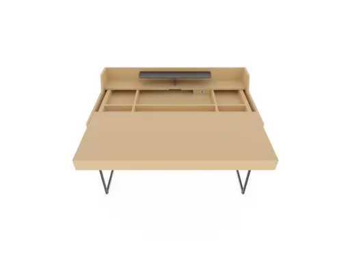 Schreibtisch - Lack Mandel