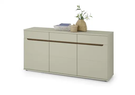 Sideboard - B ca. 180 cm, Kaschmir, Nussbaum Nachbildung