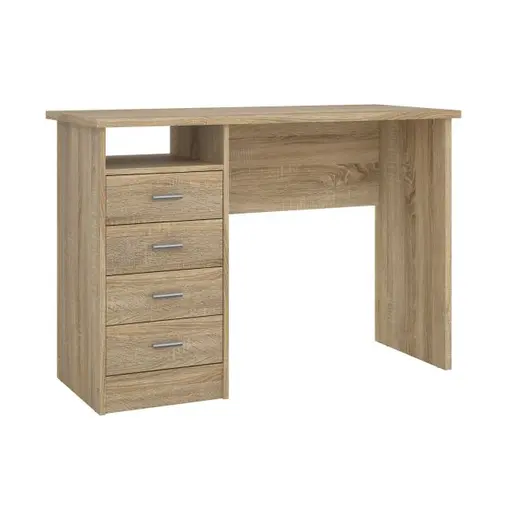 Schreibtisch - LB ca. 110x49 cm, Eiche Struktur Nachbildung