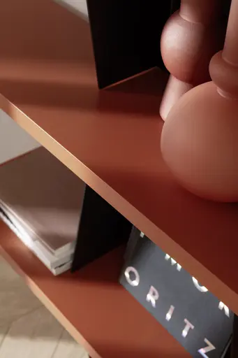 Wandboard Venzone - BHT  108x210x25 cm, Anthrazit, Campari