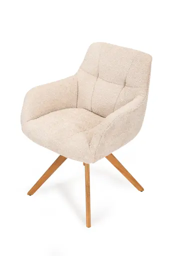 Armlehnstuhl - Polyester, Beige