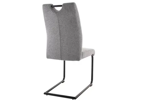 Freischwinger MICHI - Stoff, Grau