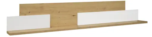 Wandboard - B ca. 150 cm, Weiß, Asteiche
