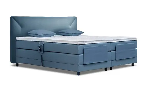 Boxspringbett - Liegefläche 180x200 cm, Hellblau