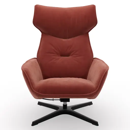 Relaxsessel Helge - Stoff, Koralle