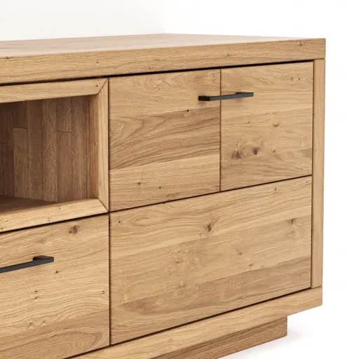 Lowboard Hartford - Eiche massiv