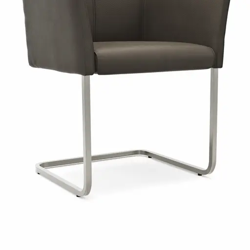 Armlehnstuhl 4110 - Leder, Olive