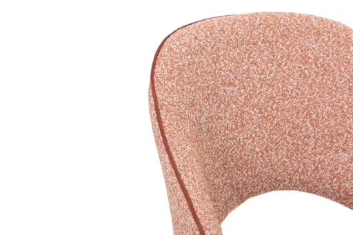 Stuhl MERIEM - drehbar, Stoff, Rost