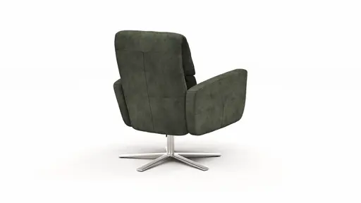 Drehsessel Lotta -Größe L, inkl. Relaxfunktion, Stoff, Olive