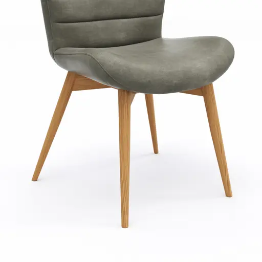 Stuhl Dalyan - Stoff, Grau