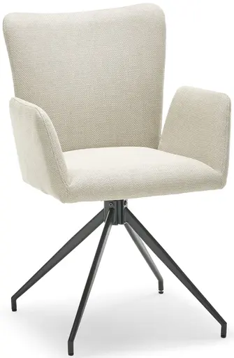 Armlehnstuhl AYLA - Stoff, Beige