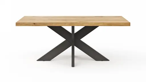 Esstisch Clifton - LB ca. 200x100 cm, Wildeiche massiv