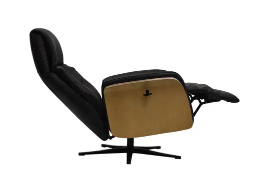 TV-Sessel MARCES - drehbar, Relaxfunktion, Kopfteilverstellung, Leder, Schoko