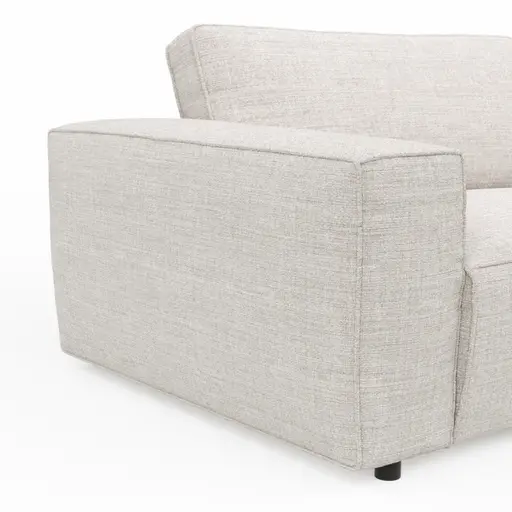 Ecksofa Lilaia - 2-Sitzer links, Ecke, 1,5-Sitzer Tief, Stoff, Kaschmir