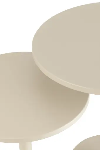 Beistelltisch 2er Set - Beige