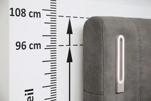 Boxspringbett- Liegefläche ca. 180x200 cm, Stoff, Grau