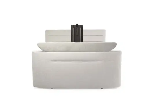 Boxspringbett JELLA MIX- Liegefläche ca. 180x200 cm, Stoff, Beige