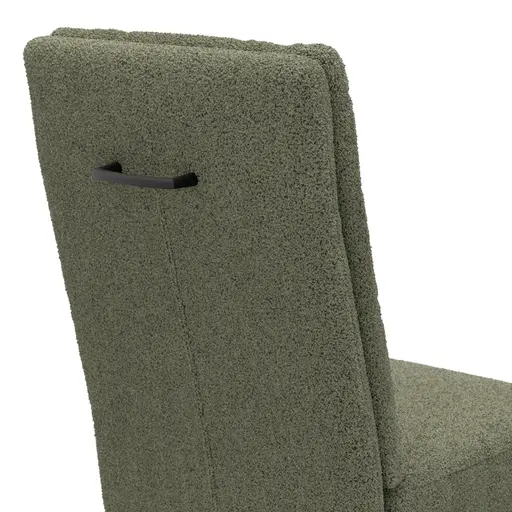 Freischwinger Ravina - Stoff, Olivgrün