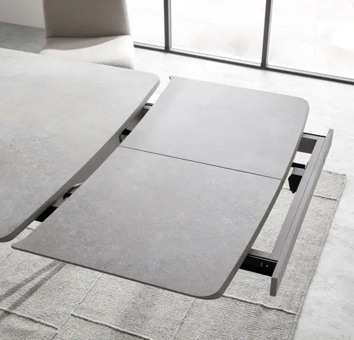 Esstisch Sedana - ausziehbar, LB ca. 200x100 cm, HPL, Grau