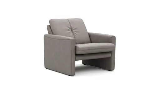 Sessel Tenero - inkl. Relaxfunktion, Stoff, Grau