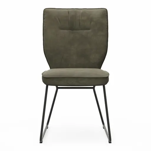 Stuhl Westmore - Stoff, Dunkelgrün