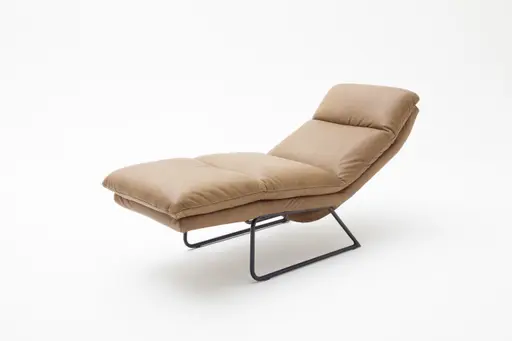 Liege Ferdinand - inkl. Relaxfunktion, Leder, Tabakbraun