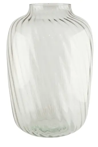 Deko-Vase - DH ca. 25x36 cm, Grau