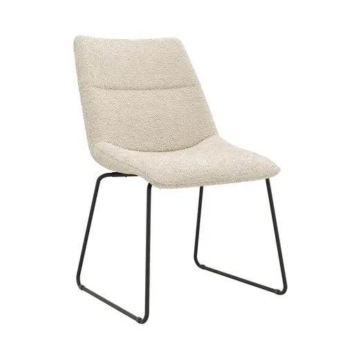 Stuhl Maluhia - Stoff, Beige